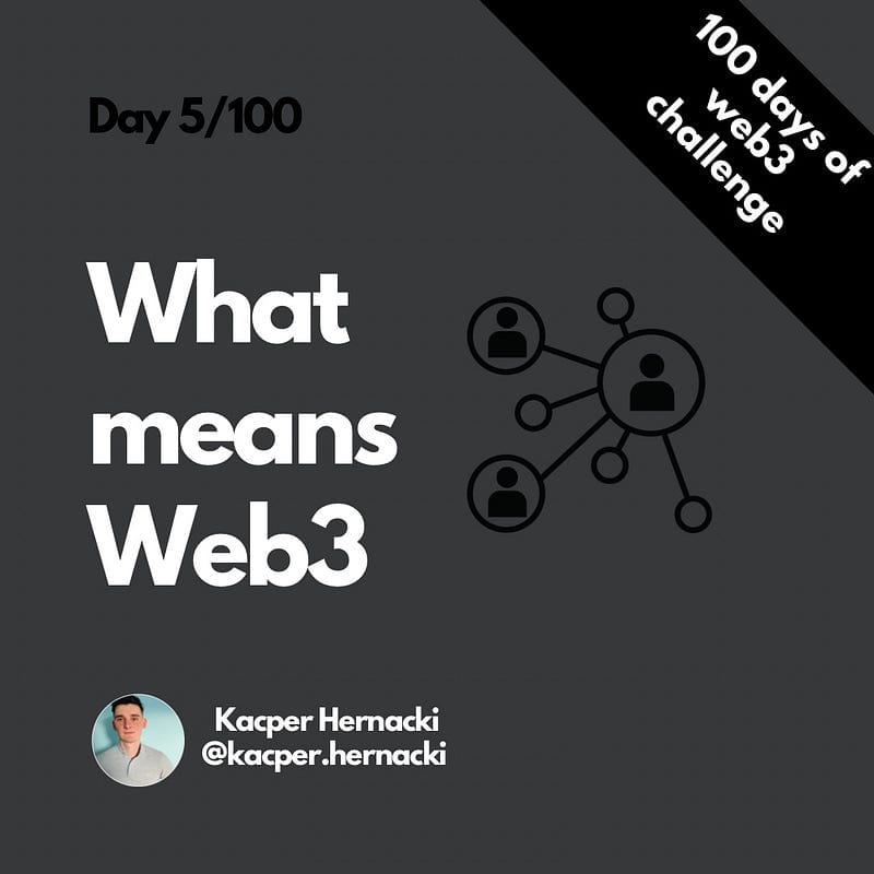 What does exactly mean web3 term?