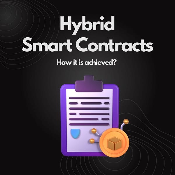 Hybrid smart contracts