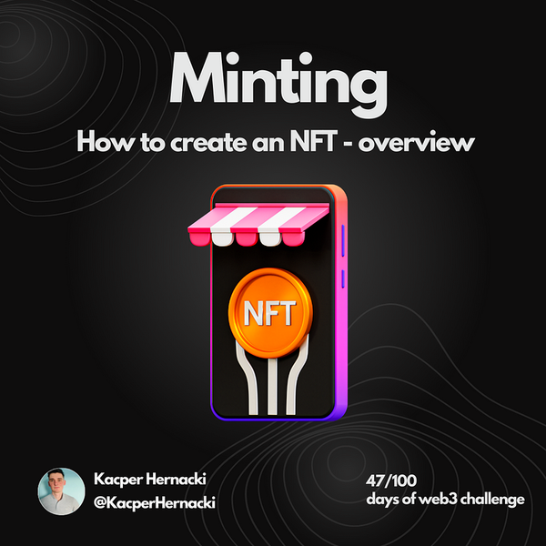 Minting — creating first NFT