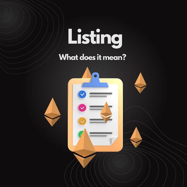 Listing — what does it mean?